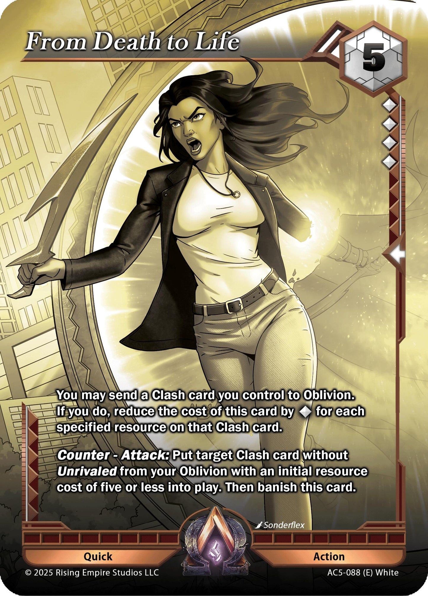 Image for From Death to Life (Gold Chase) (AC5-088) (AC5) - Alpha Clash
