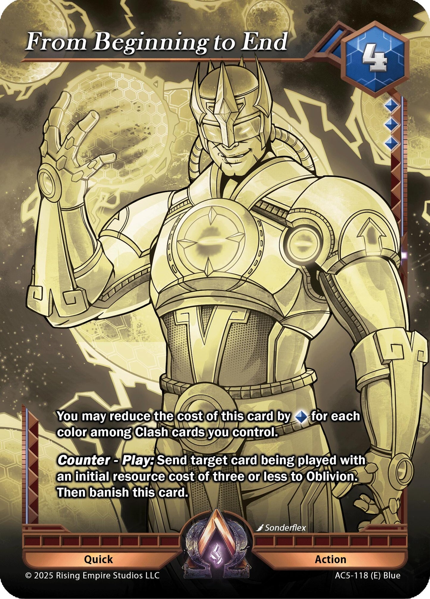 Image for From Beginning to End (Gold Chase) (AC5-118) (AC5) - Alpha Clash