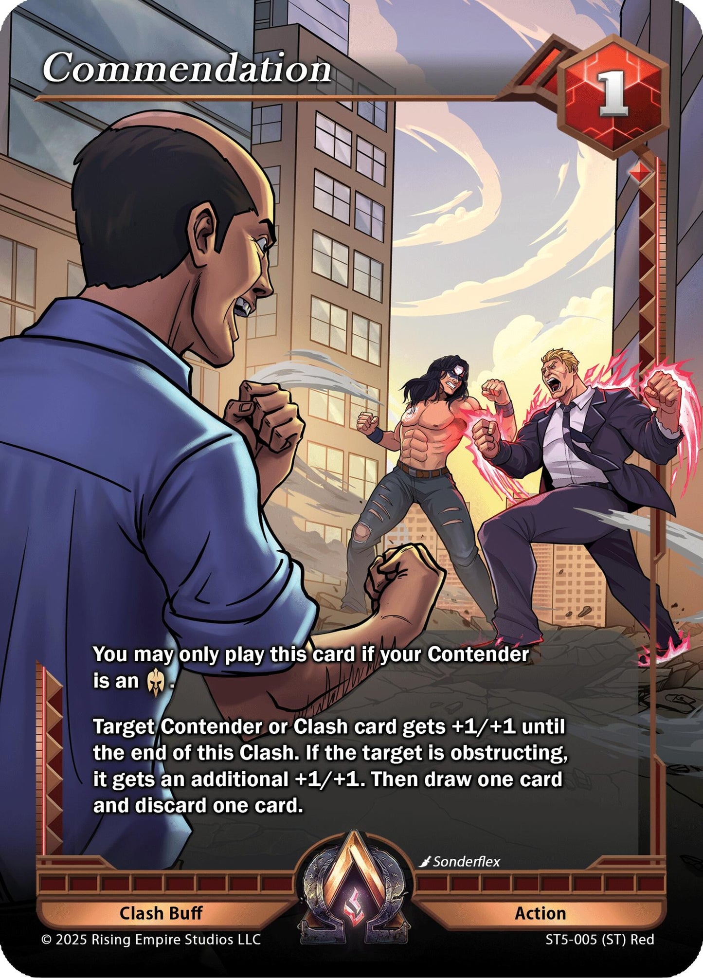 Image for Commendation (Starter Rare) (ST5-005) (AC5) - Alpha Clash
