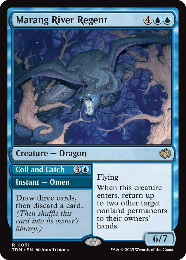 Image for Marang River Regent (51) (Tarkir: Dragonstorm) - Magic: The Gathering