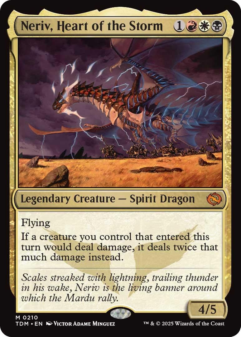 Image for Neriv, Heart of the Storm (210) (Tarkir: Dragonstorm) - Magic: The Gathering