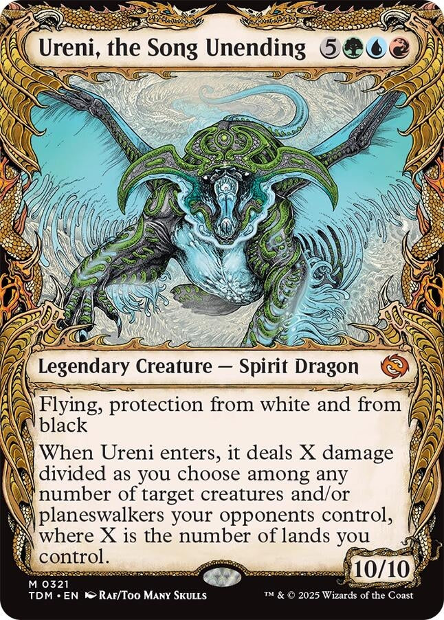 Image for Ureni, the Song Unending (Showcase) (321) (Tarkir: Dragonstorm) - Magic: The Gathering