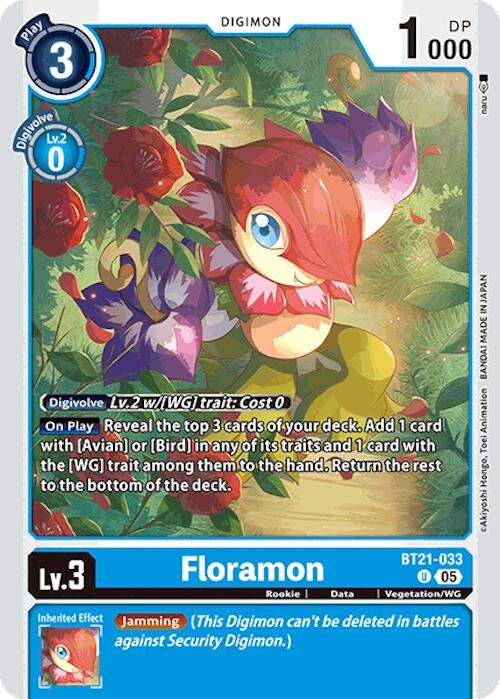 Floramon (BT21-033 U) (World Convergence)