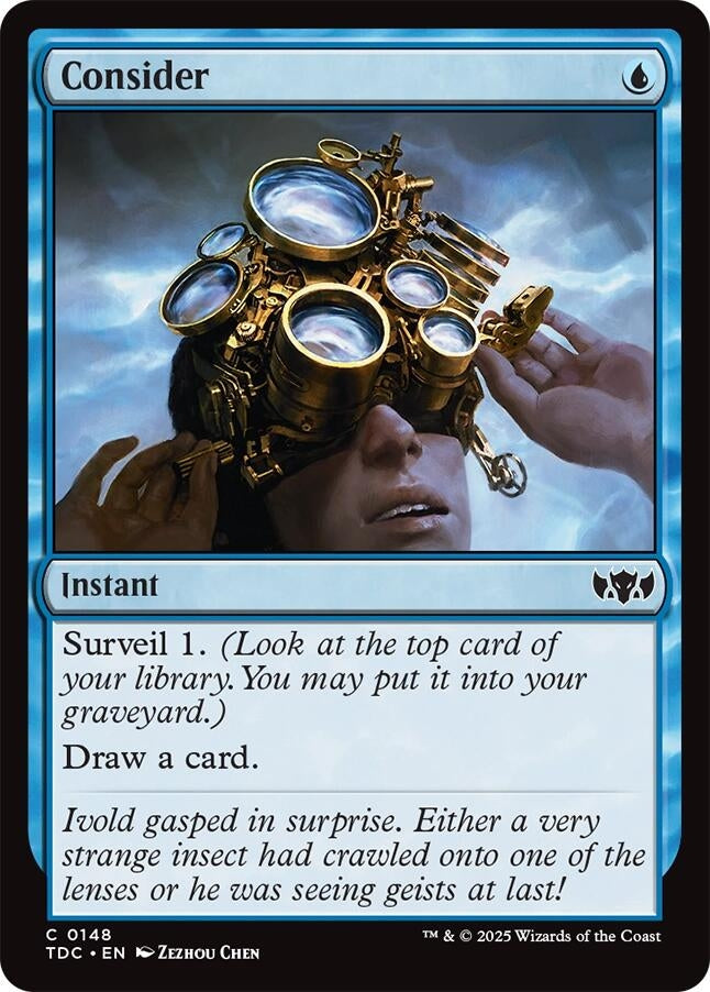 Image for Consider (148) (Commander: Tarkir: Dragonstorm) - Magic: The Gathering