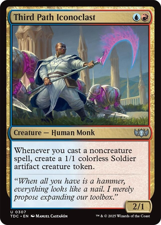 Image for Third Path Iconoclast (307) (Commander: Tarkir: Dragonstorm) - Magic: The Gathering