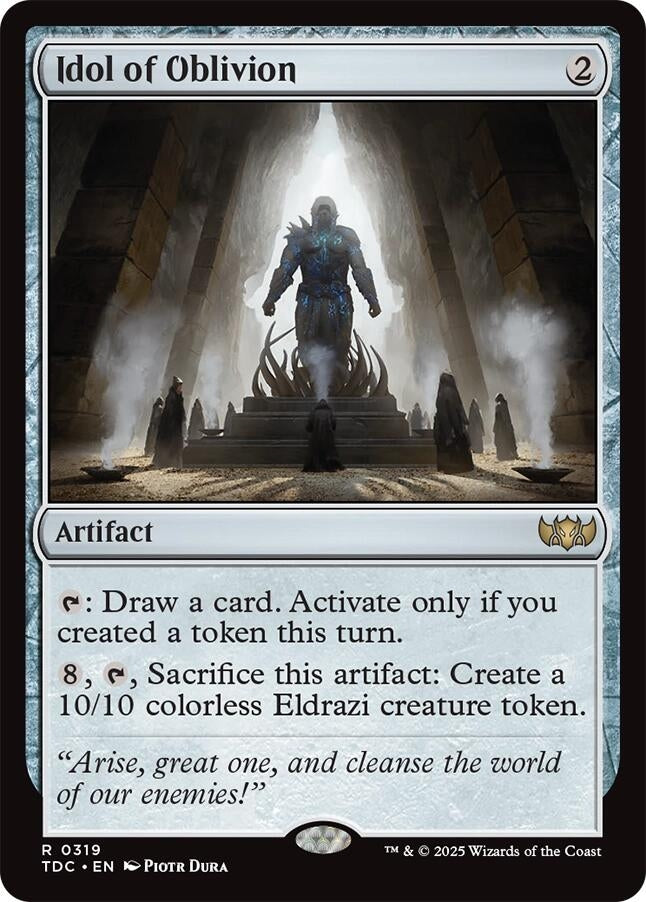 Image for Idol of Oblivion (319) (Commander: Tarkir: Dragonstorm) - Magic: The Gathering