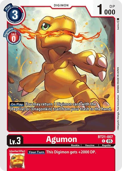Agumon - BT21-007 (BT21-007 C) (World Convergence)