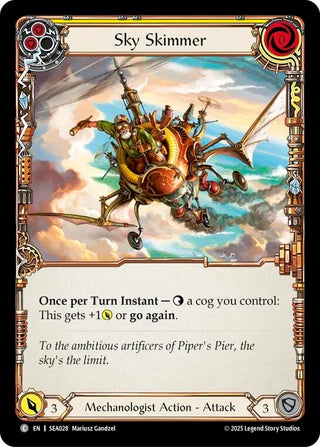 Image for Sky Skimmer (Yellow) (SEA028) (High Seas) - Flesh and Blood TCG