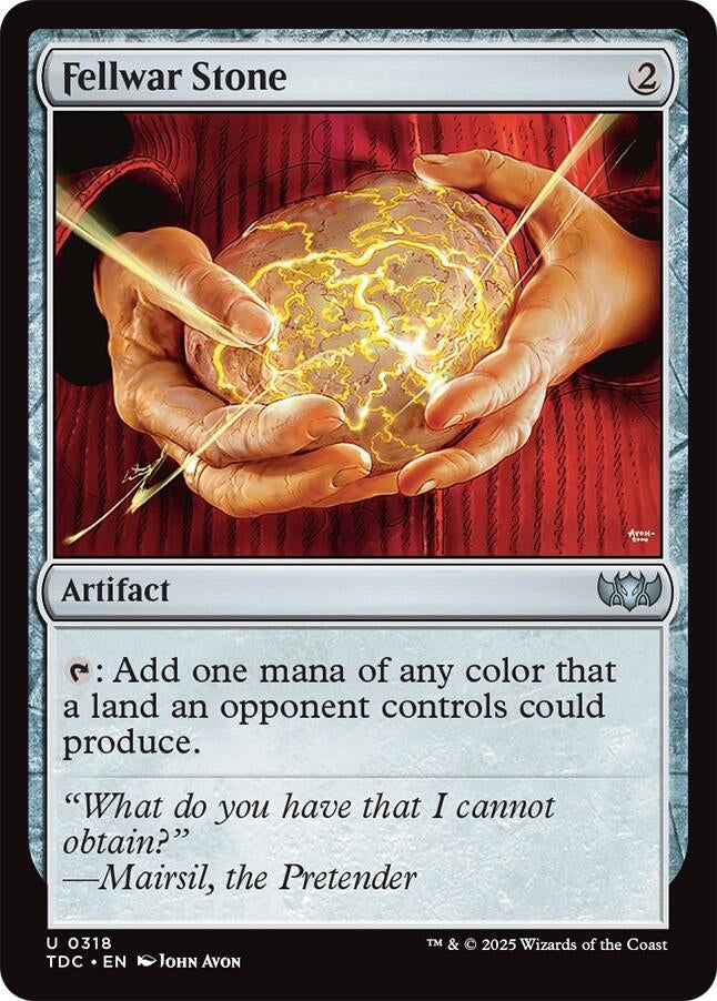 Image for Fellwar Stone (318) (Commander: Tarkir: Dragonstorm) - Magic: The Gathering