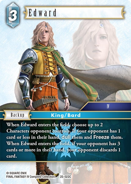 Image for Edward (25-022C) (Tears of the Planet) - Final Fantasy TCG