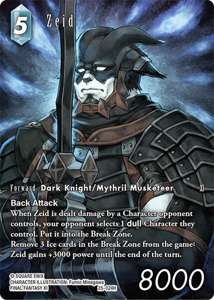 Image for Zeid (Full Art) (25-024H) (Tears of the Planet) - Final Fantasy TCG