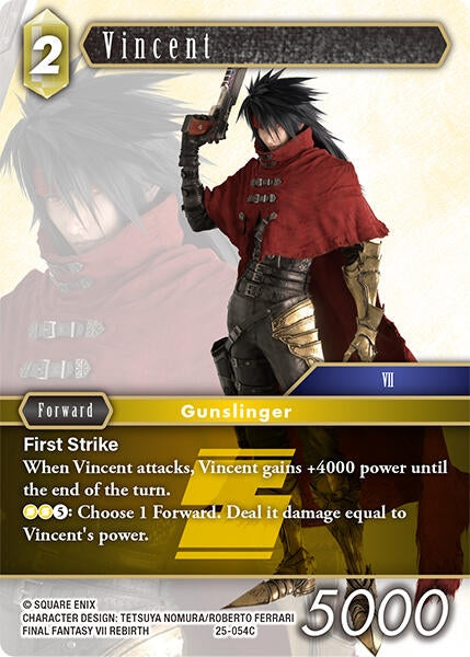 Image for Vincent (25-054C) (Tears of the Planet) - Final Fantasy TCG