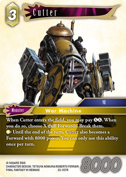 Image for Cutter (25-057R) (Tears of the Planet) - Final Fantasy TCG
