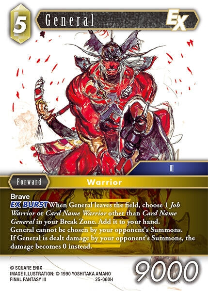 Image for General EX (25-060H) (Tears of the Planet) - Final Fantasy TCG