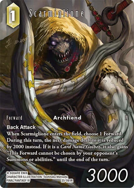 Image for Scarmiglione (Full Art) (25-061R) (Tears of the Planet) - Final Fantasy TCG