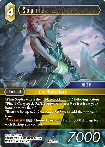 Image for Sophie (25-062C) (Tears of the Planet) - Final Fantasy TCG