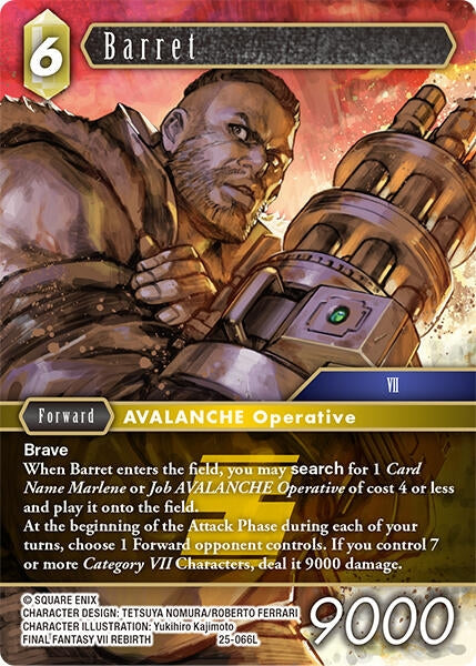 Image for Barret (25-066L) (Tears of the Planet) - Final Fantasy TCG