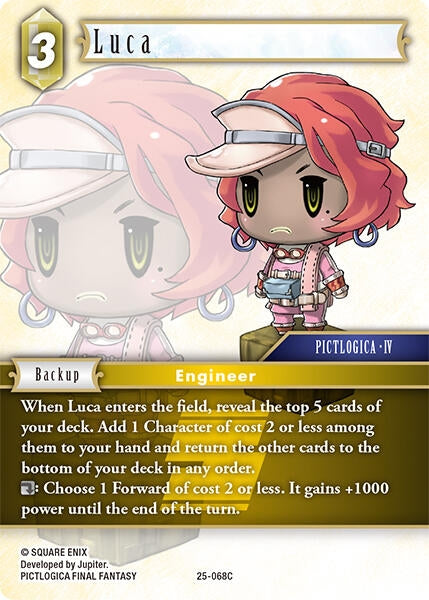Image for Luca (25-068C) (Tears of the Planet) - Final Fantasy TCG