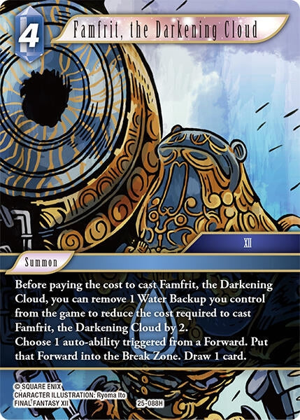 Image for Famfrit, the Darkening Cloud (25-088H) (Tears of the Planet) - Final Fantasy TCG