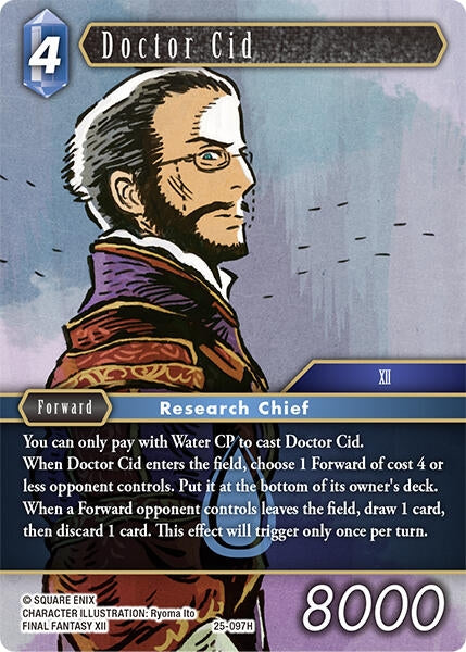 Image for Doctor Cid (25-097H) (Tears of the Planet) - Final Fantasy TCG