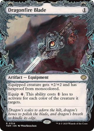 Image for Dragonfire Blade (Showcase) (324) (Tarkir: Dragonstorm) - Magic: The Gathering