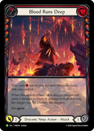Image for Blood Runs Deep - FAB316 (FAB316) (Flesh and Blood: Promo Cards) - Flesh and Blood TCG