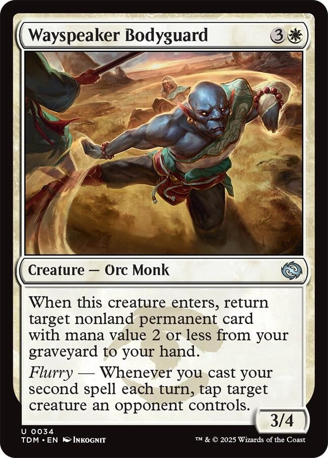 Image for Wayspeaker Bodyguard (34) (Tarkir: Dragonstorm) - Magic: The Gathering