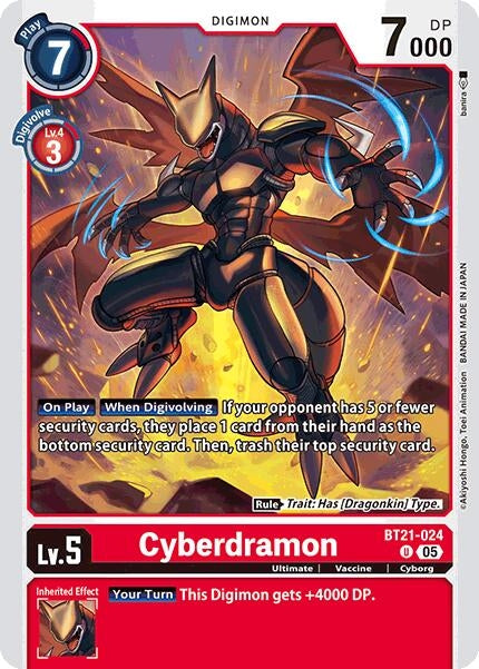 Cyberdramon (BT21-024 U) (World Convergence)