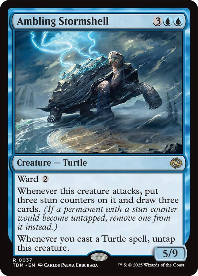 Image for Ambling Stormshell (37) (Tarkir: Dragonstorm) - Magic: The Gathering