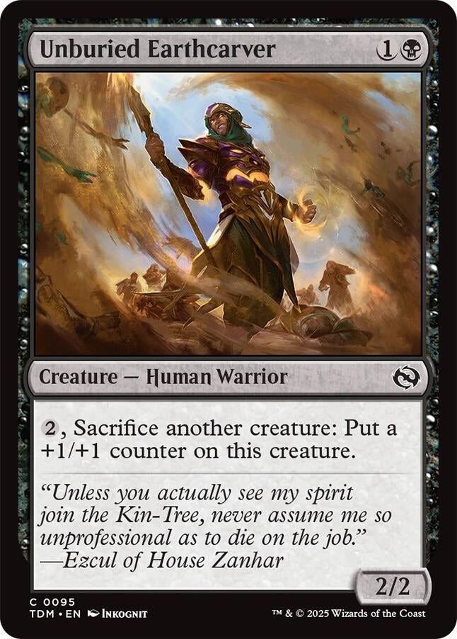 Image for Unburied Earthcarver (95) (Tarkir: Dragonstorm) - Magic: The Gathering