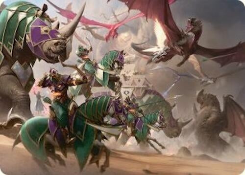 Image for United Battlefront Art Card (5/54) (5) (Art Series: Tarkir: Dragonstorm) - Magic: The Gathering