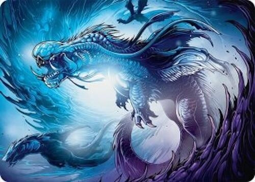 Image for Roiling Dragonstorm Art Card (33/54) (33) (Art Series: Tarkir: Dragonstorm) - Magic: The Gathering