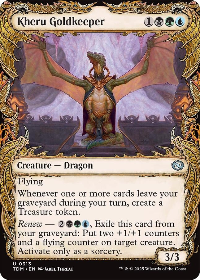Image for Kheru Goldkeeper (Showcase) (313) (Tarkir: Dragonstorm) - Magic: The Gathering