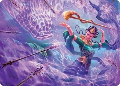Image for Snakeskin Veil Art Card (19/54) (19) (Art Series: Tarkir: Dragonstorm) - Magic: The Gathering