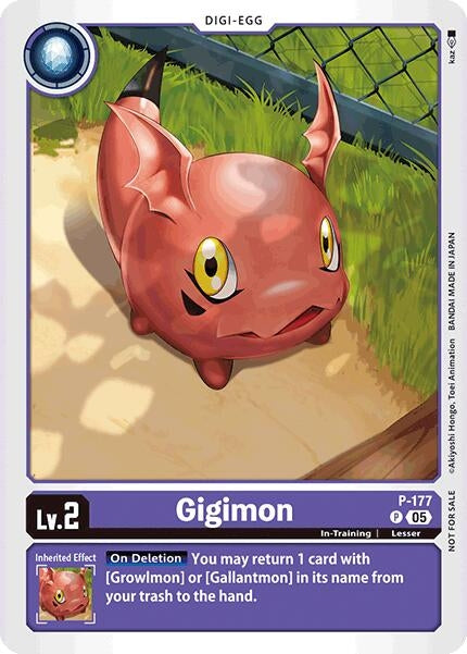 Image for Gigimon (Store Tournament 2025 Vol.2 Participation Pack) (P-177 P) (Digimon Promotion Cards) - Digimon Card Game