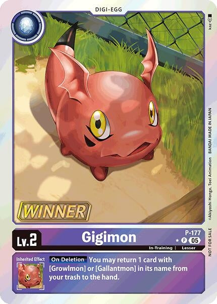 Image for Gigimon (Store Tournament 2025 Vol.2 Winner Pack) (P-177 P) (Digimon Promotion Cards) - Digimon Card Game