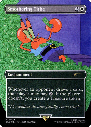 Image for Smothering Tithe (7009) (Rainbow Foil) (7009) (Secret Lair Drop Series) - Magic: The Gathering