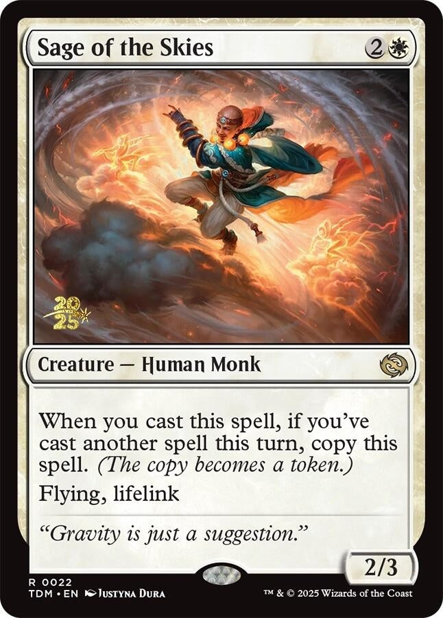 Image for Sage of the Skies (22) (Prerelease Cards) - Magic: The Gathering