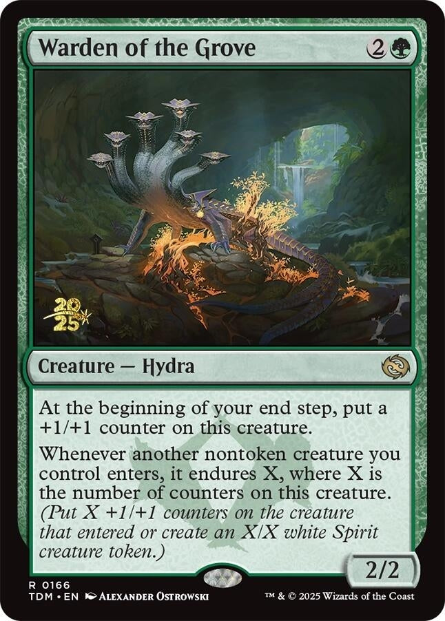 Image for Warden of the Grove (166) (Prerelease Cards) - Magic: The Gathering
