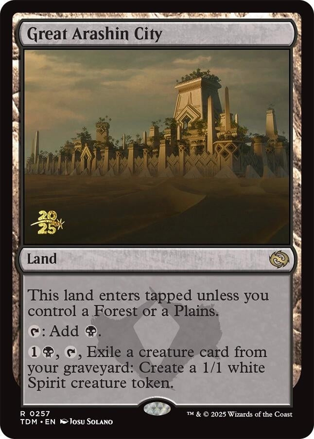 Image for Great Arashin City (257) (Prerelease Cards) - Magic: The Gathering