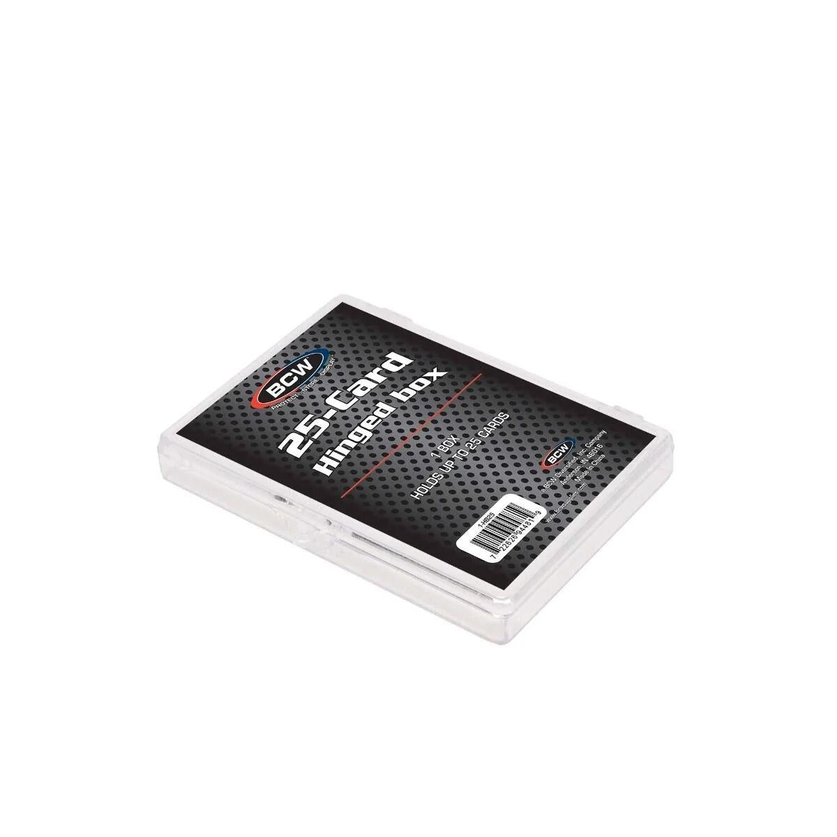 Image for Hinged Trading Card Box - 25 Count - Collectible Storage