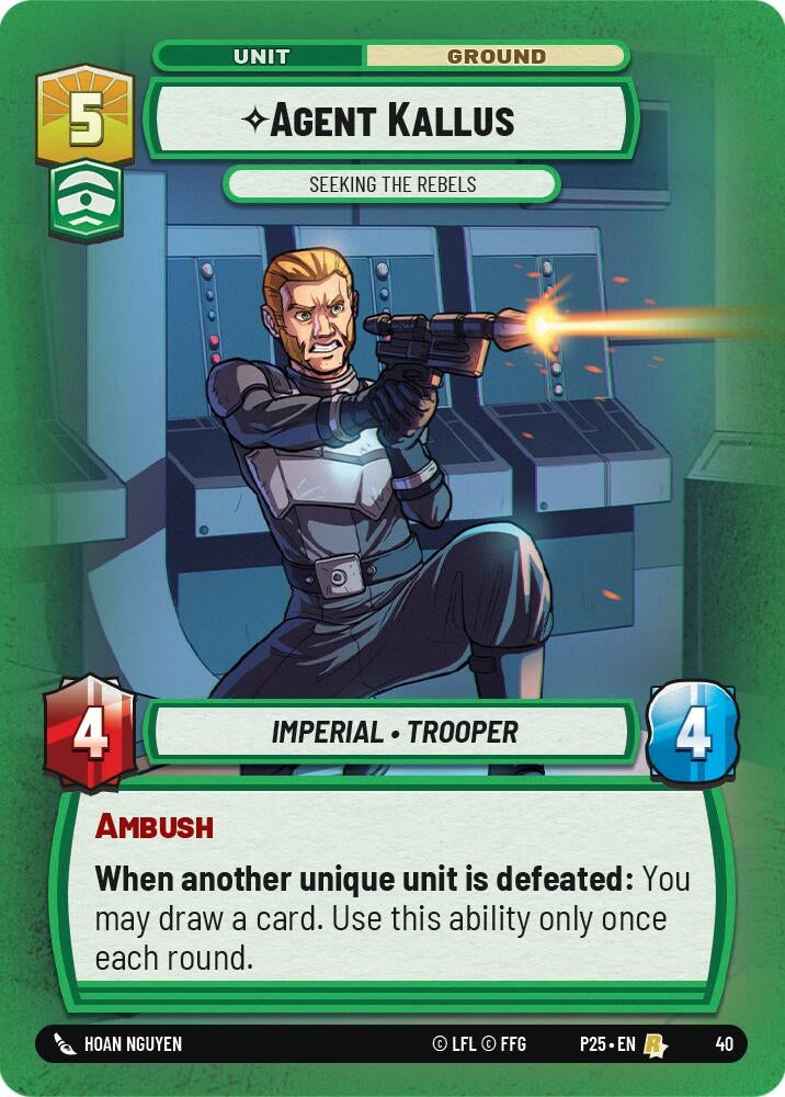 Image for Agent Kallus - Seeking the Rebels (40) (Organized Play Promos) - Star Wars: Unlimited