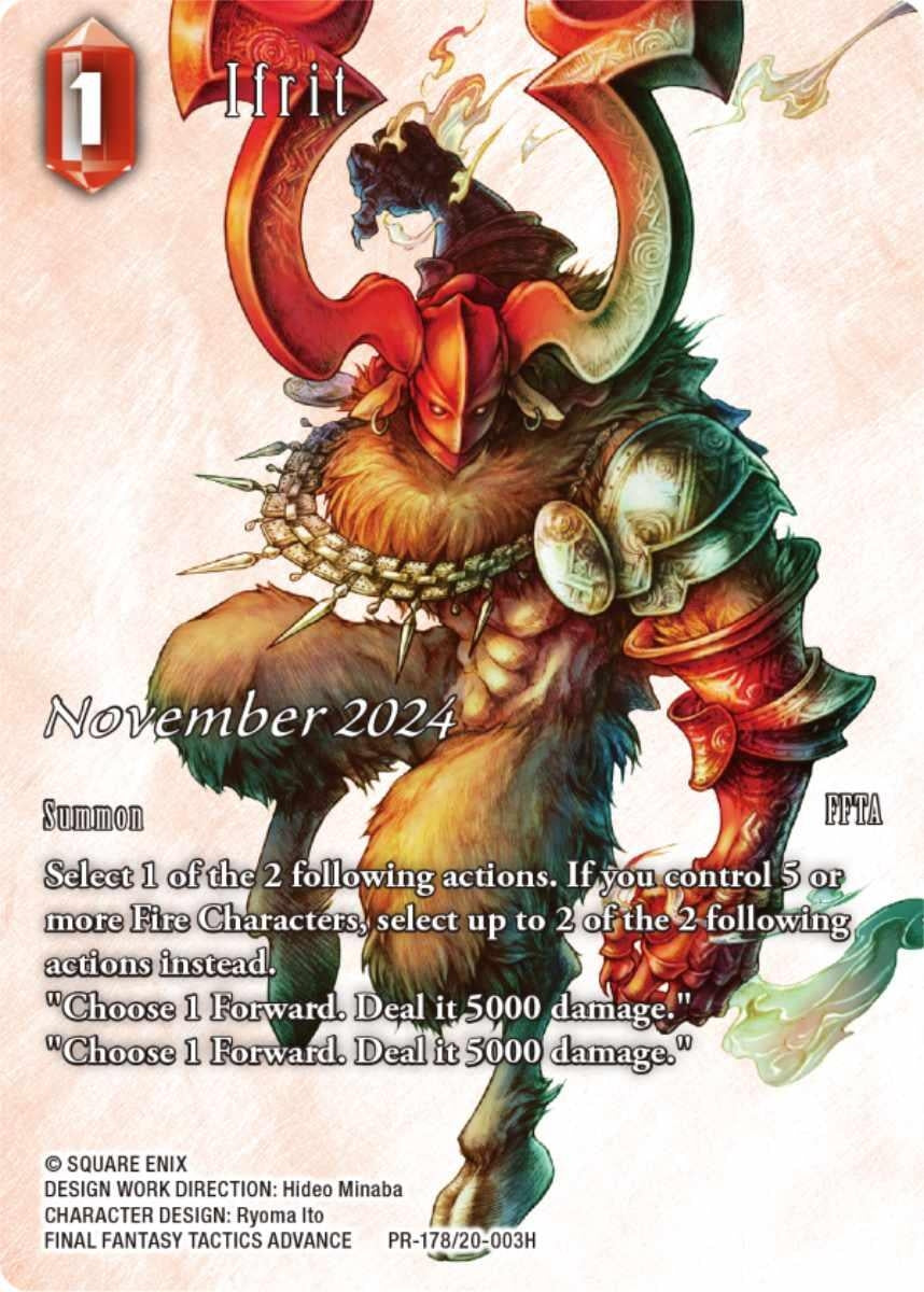 Image for Ifrit (PR-178/20-003H) (Pr-178/20-003H) (FF: Promo Cards) - Final Fantasy TCG