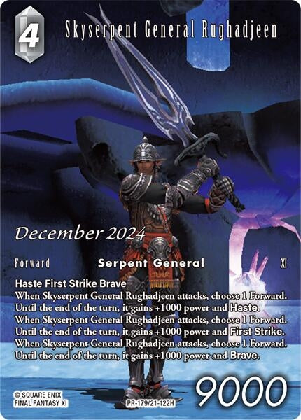 Image for Skyserpent General Rughadjeen (PR-179/21-122H) (PR-179/21-122H) (FF: Promo Cards) - Final Fantasy TCG