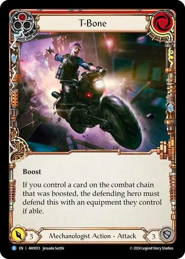 Image for T-Bone (Red) (AMX013) (Armory Deck: Maxx Nitro) - Flesh and Blood TCG