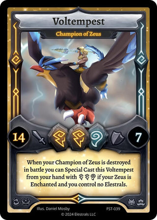 Image for Voltempest - Champion of Zeus (FST-039) (Divine Champions: Firestorm) - Elestrals