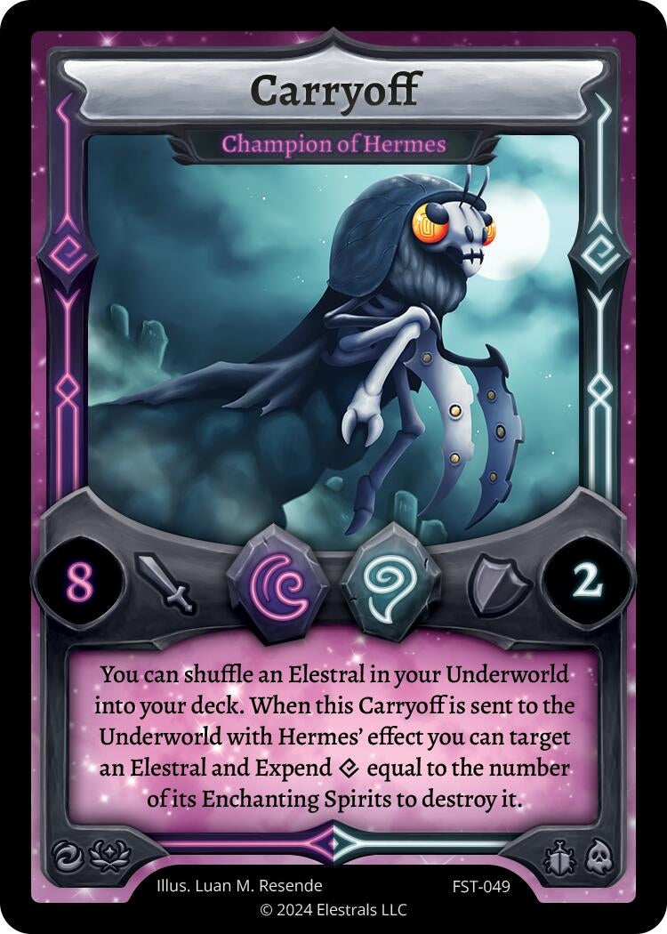 Image for Carryoff - Champion of Hermes (FST-049) (Divine Champions: Firestorm) - Elestrals