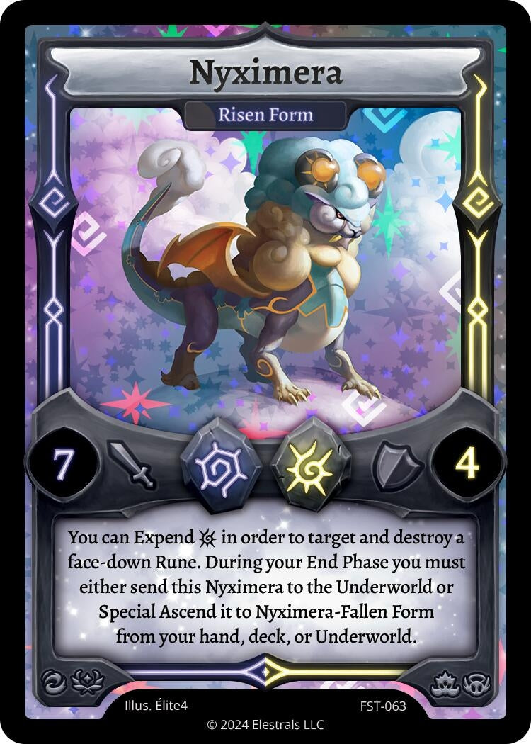 Image for Nyximera - Risen Form (FST-063) (Divine Champions: Firestorm) - Elestrals