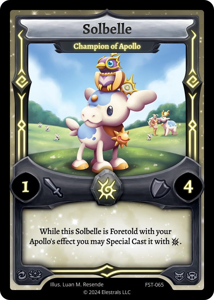Image for Solbelle - Champion of Apollo (FST-065) (Divine Champions: Firestorm) - Elestrals