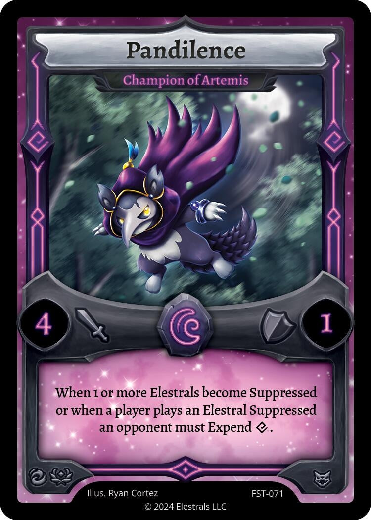 Image for Pandilence - Champion of Artemis (FST-071) (Divine Champions: Firestorm) - Elestrals
